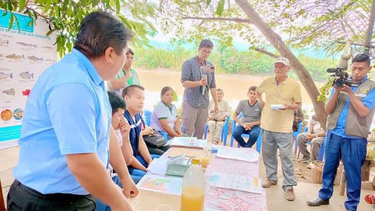 The CPILAP, together with personnel from the Bolivian Ministry of Health, has already begun tours to report the results of the study to the indigenous populations that participated. Photo: Center of Indigenous Peoples of La Paz (CPILAP)
