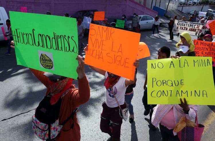En México, las minas de empresas canadienses han generado conflictos por la defensa del territorio en distintos estados del país. Foto: Margarito Pérez Retana/Cuartoscuro.com